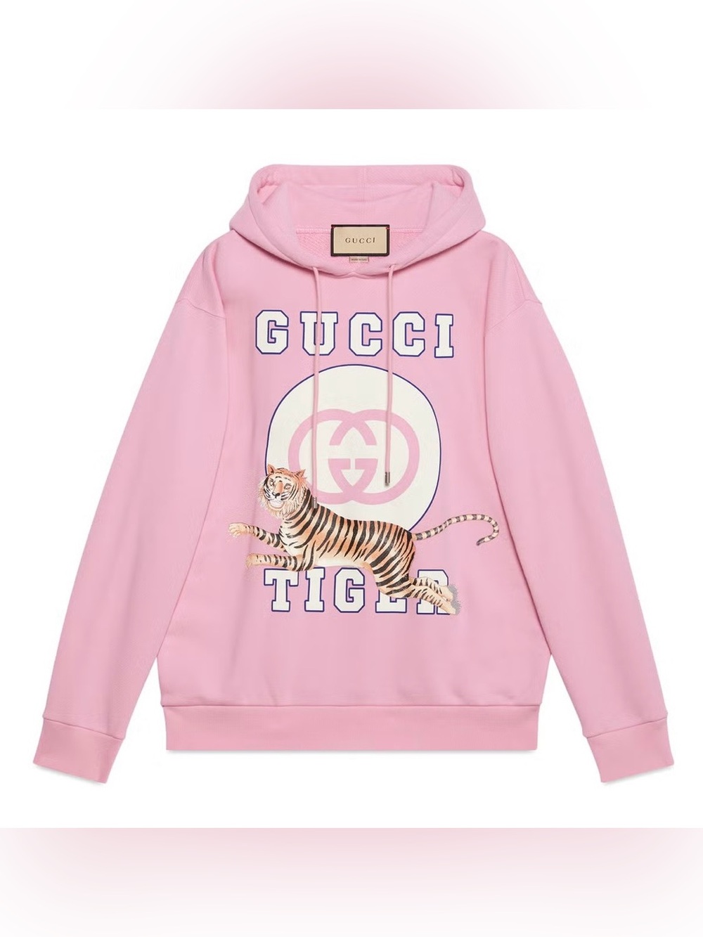 Gucci year of tiger 2022 pink hoodie
